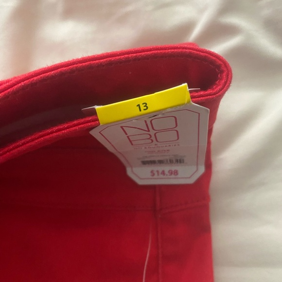 Mid-rise Skinny Red Pants - Picture 4 of 4